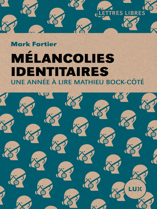 Title details for Mélancolies identitaires by Mark Fortier - Available